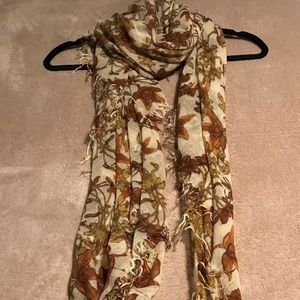 Chan Luu vintage floral scarf